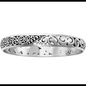 Brighton Love Affair Silver Bangle